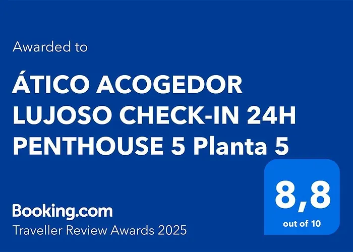 ático Acogedor Lujoso Check-in 24h Penthouse 5 Planta 5
